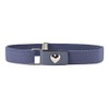 Ladeheid P15G Girls' Elastic Belt 1-6 Years 34-65 cm, Jeans/Heart