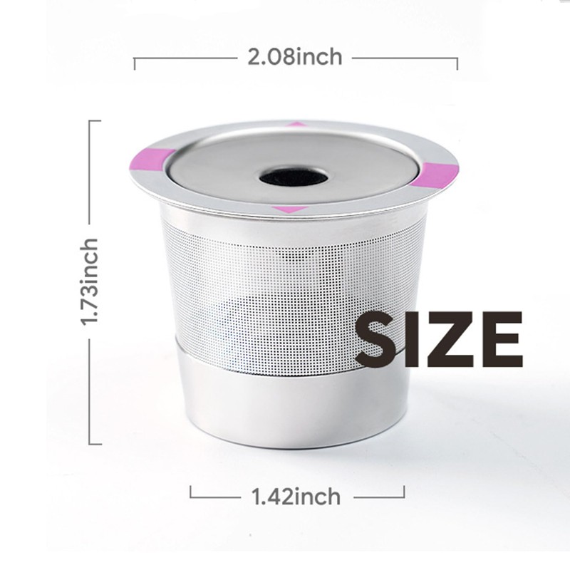 Filtros de Café Reutilizables K Cup, Cápsulas de Cápsulas de