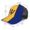 Flag of Barbados Baseball Cap Trucker Hat Tactical Operator Caps