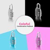 Ysimple Lock with Combination Code, 4 Packs 3 Digit Anti-Rust