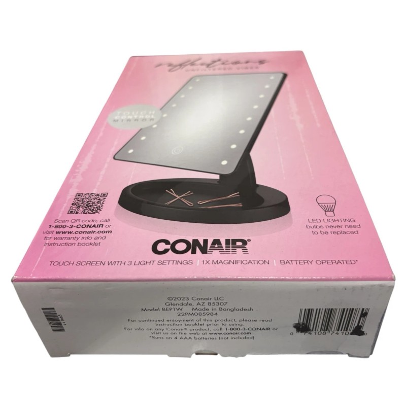 CONAIR REFLECTIONS UNFILTERED VIBES TOUCH SCREEN MIRROR