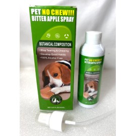Family Choice Pet No Chew!!!  Bitter Apple Spray Anti Chewing Botanical Composition 5.07 oz.