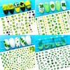 Yoksas Green Foliage Nature Nail Art Sticker Set - 6