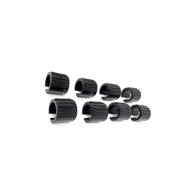 Design61 Clamping Shell Glides, Set of 8, Chair Glides, Floor