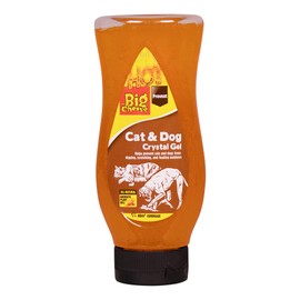 The Big Cheese Cat and Dog Crystal Gel – 450 ml Ready-to-Use Crystal Gel Repels Cats and Dogs and Protects Patios, Plants, and Gardens, Orange
