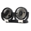 Unbranded Foldable Dual Head Fan Silent Cooling 2 Speeds 360