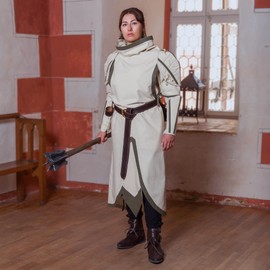 Burgschneider Dungeons & Dragons Cleric Class Full Clothing Costume Set (Natural/Seaweed, XS)