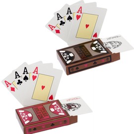 2 x Texas Holdem Poker Playing Cards Waterproof Poker Cards Plastic Playing Cards Made of PVC Professional Premium Playing Cards