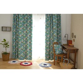 Suminoe V321C Cushion Cover, Mix 17.7 x 17.7 inches (45 x 45 cm), Washable, Ohanabatake, Pack of 1