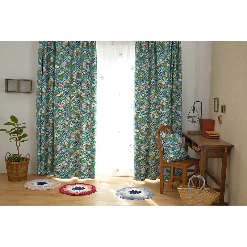 Suminoe V321C Cushion Cover, Mix 17.7 x 17.7 inches (45