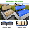 10L0L Golf Cart Leather Front Seat Cover for EZGO TXT