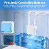 Controlled Release Toilet Bowl Cleaner Tablets Holder with Extension Rod,