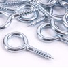 Large Screw in Eye Bolt Hooks 65mm Zinc Plated Eye