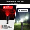 HinsGEAR 2 Pack Red Flashlight LED Single Mode Light 1