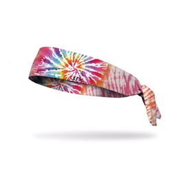 JUNK Brands Moksha Performance Tie Headband White