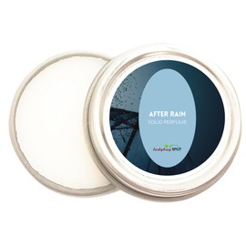 Ladybug Spot Destination Collection Solid Perfume | All-Natural & Handmade in USA | Phthalate-Free Carcinogen-Free Toxin-Free | Essential Oil Infused Fragrance | 1/4 oz Tin Jar (After Rain)