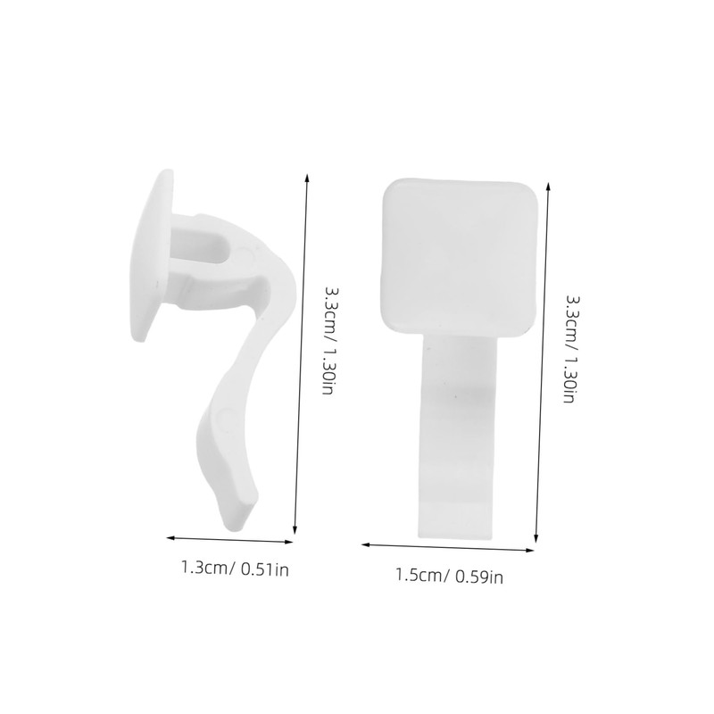 POPETPOP 10pcs Radiator Cover Support Clip Hose Mounting Clip Fan