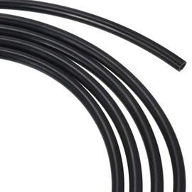 QUARKZMAN 4 mm ID 6 mm OD 4M Length PU Hose Pipe Flexible Hoses for Transfer of Air and Liquid, [Black]