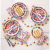 American Greetings Confetti Birthday Party Supplies, Dessert Plates (36-Count)
