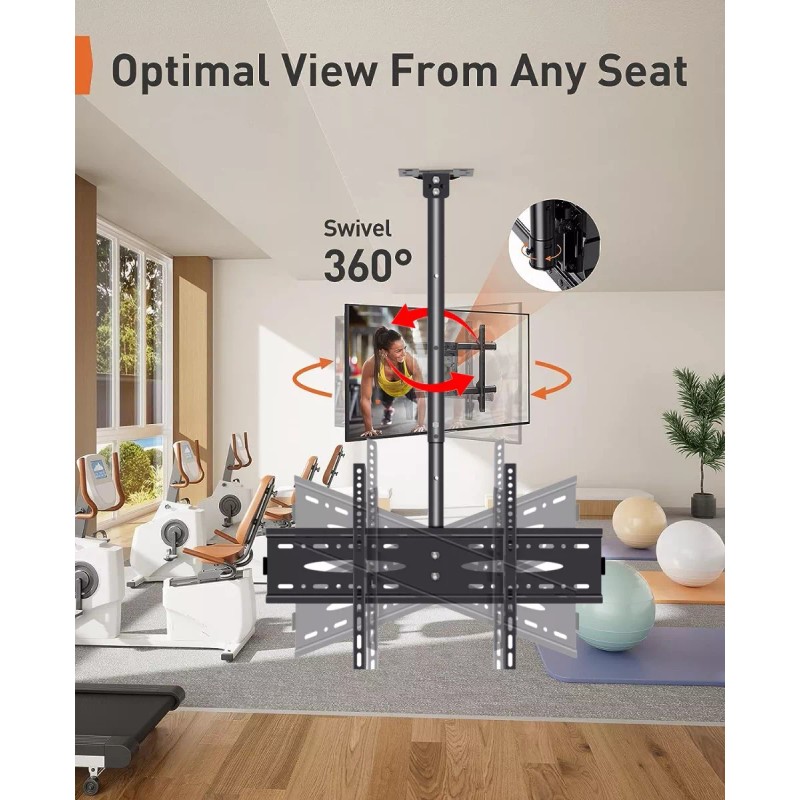 Unbranded Soporte De Pared Techo Para Pantalla Tv/monitor De 40