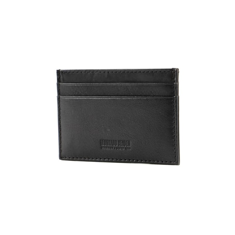 Leonhard Heyden Roma Card Holder 10 cm Black, black