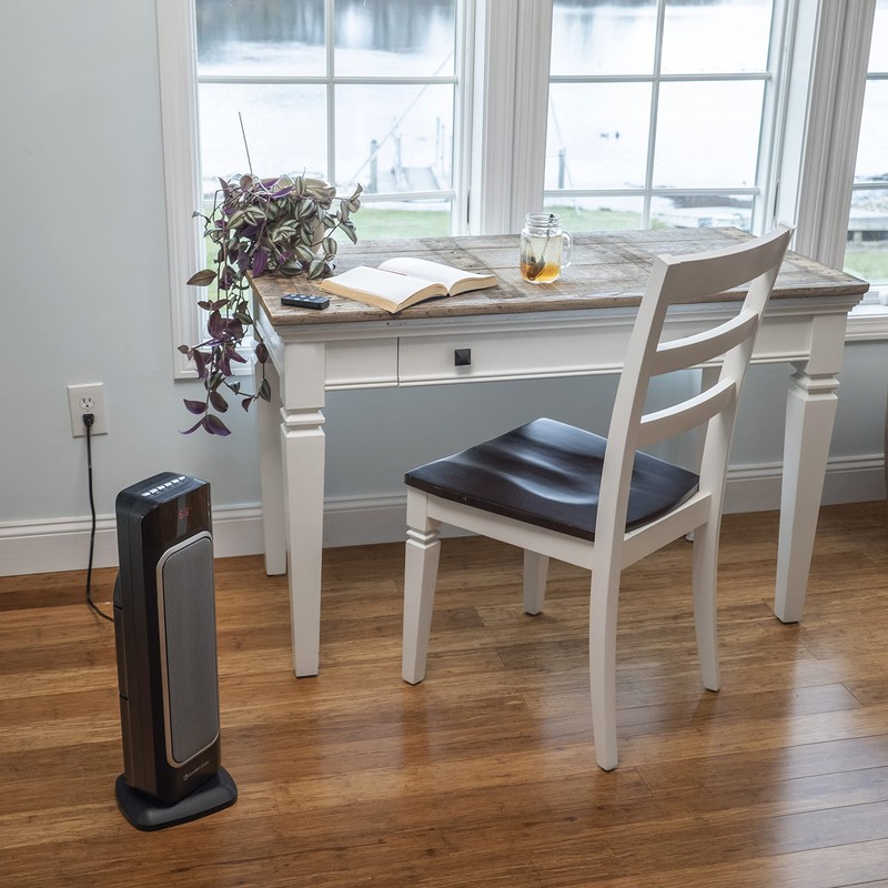 Comfort Zone Electric 24" Oscillating Digital Tower Space Heater with