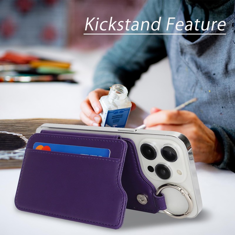 Havaya for Magsafe Wallet, A+Dark Purple, Classic