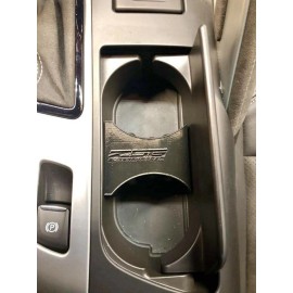 CORVETTE CHANNEL *NEW*-"Z06 SUPERCHARGED" LOGO C7 CORVETTE CUP HOLDER CENTER DIVIDER REPLACEMENT
