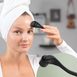 Lexi White Beau Rodillo Con Microagujas, Uso Rostro Y Barba