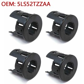 TOTMOX 5LS52TZZAA 4 PCS Car Parking Assist Sensor Bezels Fit for Dodge Ram 1500 2014-2018, 1500 Classic 2019