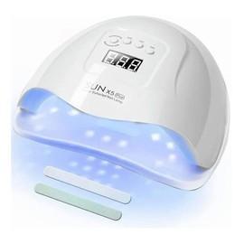 VOICEPTT - Lámpara UV para Uñas, 80W 36LED Secador de Uñas Profesional UV Lámpara de Uñas LED con 4 Ajustes de Temporizador, Pantalla LCD