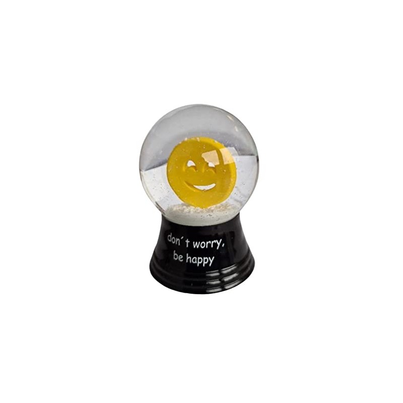 Real Glass Snow Globe - Almost Like Real Snow -
