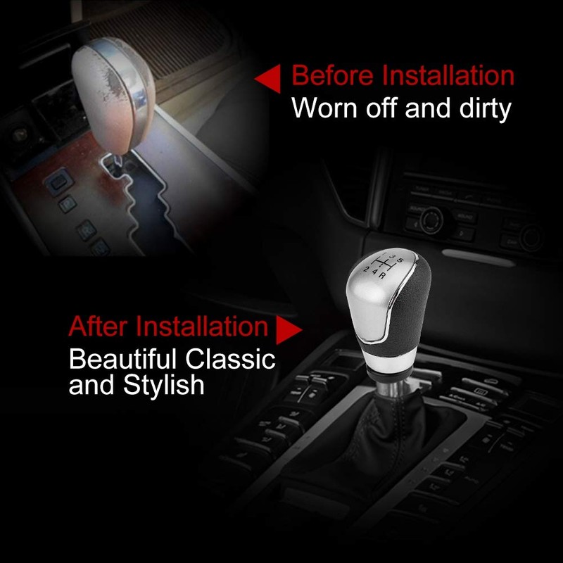 Aramox Compatible:The 5 speed gear knob is specially designed for