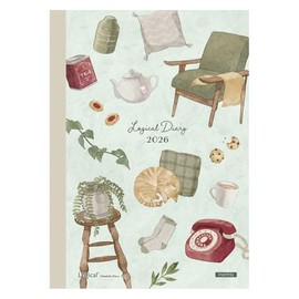 Nakabayashi Logical Diary 2026 Monthly Note Type H/B6/Green NS-B602H-26A2 [PT1]
