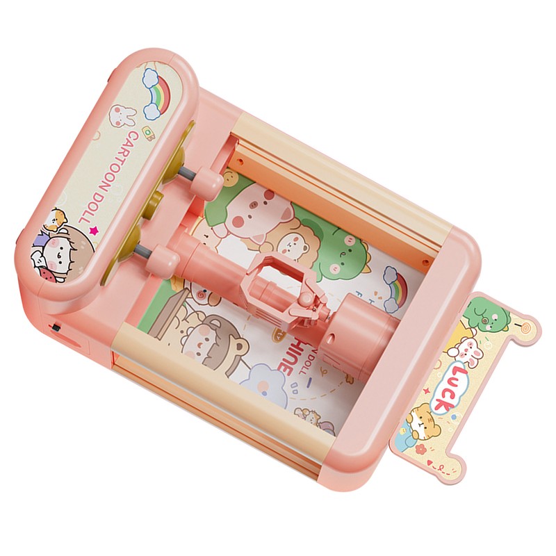 Mini Kids Claw Machine Miniature Twisting Balls Dolls Grabbing Machine