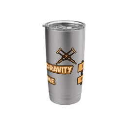 Gravity 1 Me 0 Broken Leg Bones Injury Recovery Crutch Gift Stainless Steel Insulated Tumbler