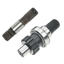 DTA DCIS0104 2 Front Intermediate Stub Shafts For Driver and Passenger Side Axles Compatible With Dodge Ram 1500, 2006-2010; Ram 1500 2011