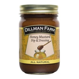 Dillman Farm All Natural Gourmet Honey Mustard, 14oz (Pack of 3)