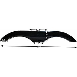 2013-2014 Crossroads Sunset Trail/Cruiser Fender Skirt (Black)