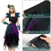 Charfia Peacock Costume Women, 7 Pieces Carnival Costume Women's Fancy