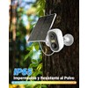 LAXIHUB Cámara Seguridad Exterior Solar Inalámbrica WiFi 3MP 2K