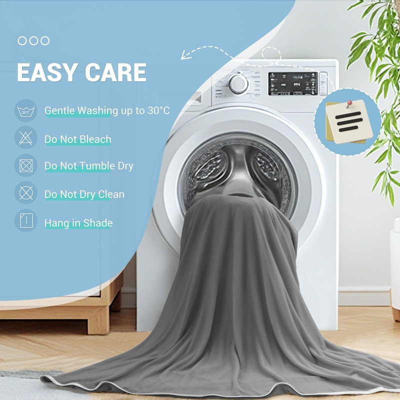 Marchpower Cooling Blanket, Arc-Chill 3.0 Cool-to-Touch Technology Summer Blanket（Q-MAX>0.5）, Breathable