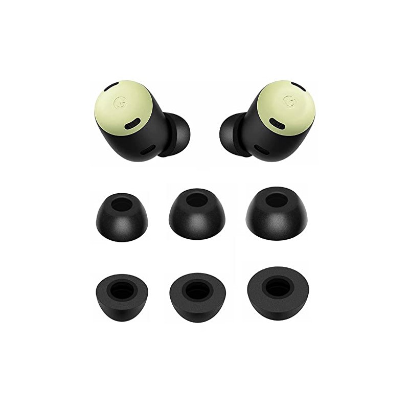 Rqker Foam Eartips Compatible with Pixel Buds Pro Earbuds, 3