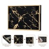 Hanobe Marble Black Decorative Tray: Serving Coffee Table Tray Decor
