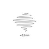 STAEDTLER 334 Triplus Fineliner Superfine Tip 0.3mm - Pack of