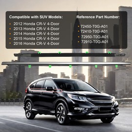 ItranMc Window Molding Trim for 2012-2016 Honda CRV/CR-V,Chrome Outer Door Weather Strip Window Seal Belt,Replace#72450-T0G-A01 72410-T0G-A01 72950-T0G-A01 72910-T0G-A01