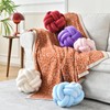 VBGYA Knot Ball Pillow, Round Decorative Throw Pillows Cushion, 11
