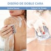 2 Pcs Cepillo Corporal de Silicona de Doble Cara, Cepillo