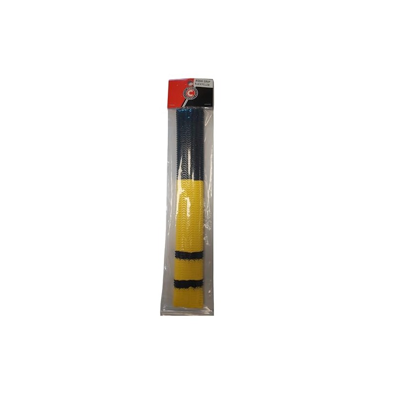Hunts County Aqua Bat Grip Black/Yellow
