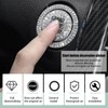Car Engine Start Ring Sticker, Sparkling Rhinestone Push Start Button